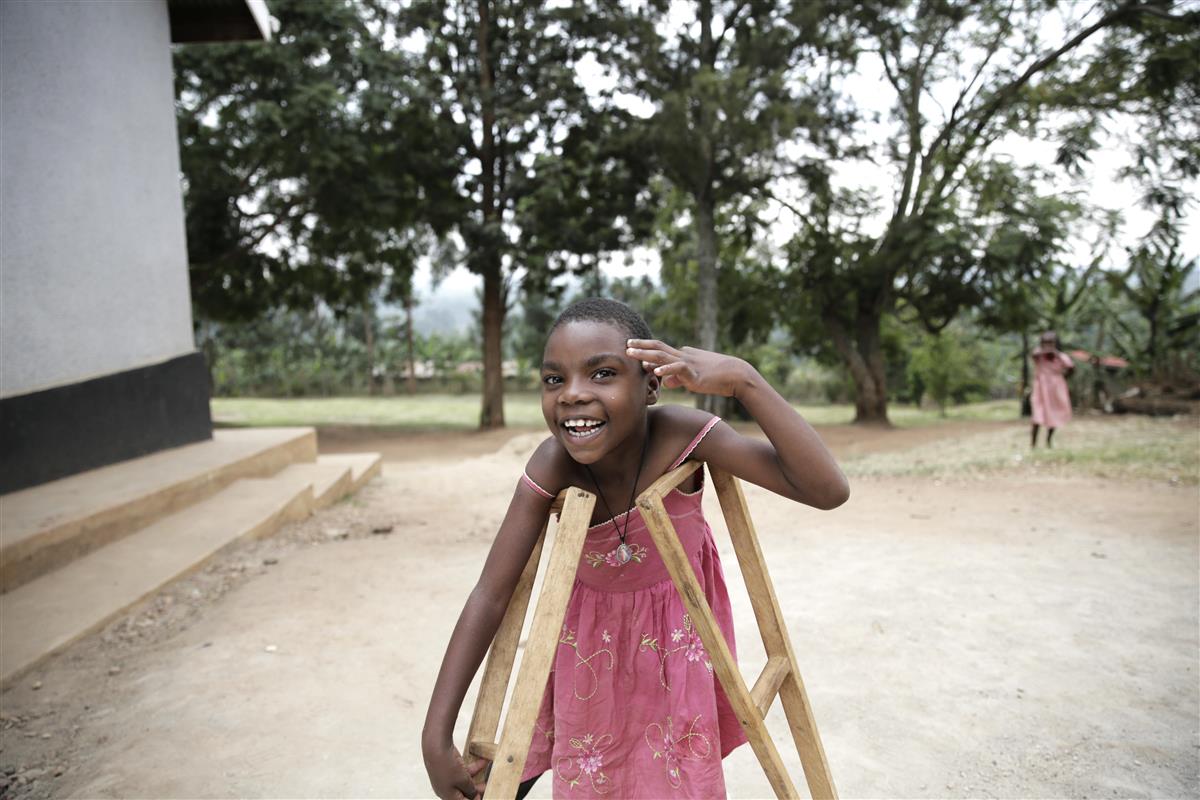 Loyce i Uganda - Klikk for stort bilde